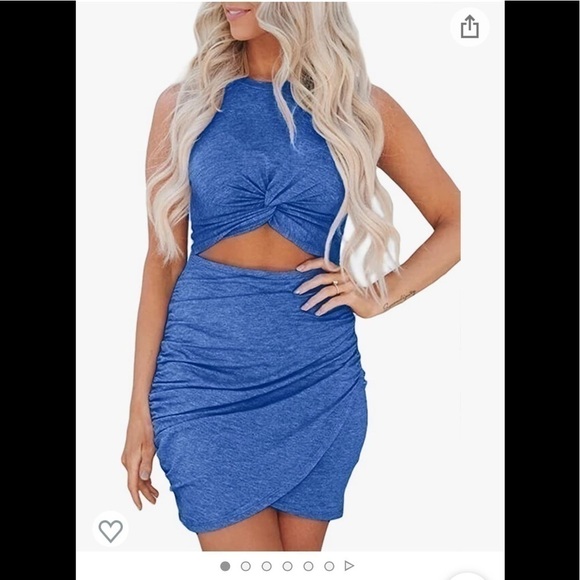 Dresses & Skirts - Mid cut out fitted summer dress